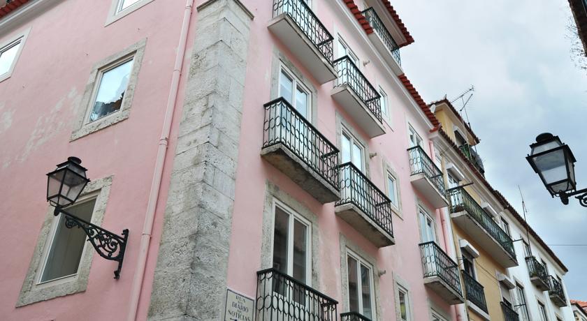 ハロー リスボン バイロ アルト アパートメンツ Lisboa エクステリア 写真